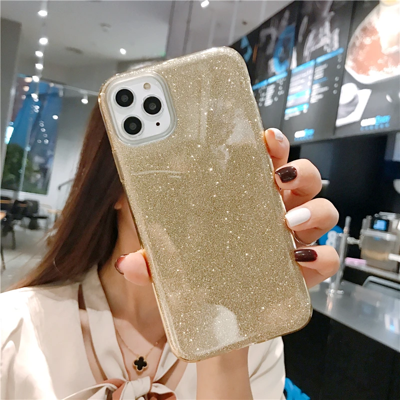 jin Милый градиентный Блестящий блестящий чехол для телефона iphone 8, 7, 6, 6s Plus, Желейный чехол для iphone 10 X, XR, XS, 11 Pro MAX, задняя крышка - Цвет: jin
