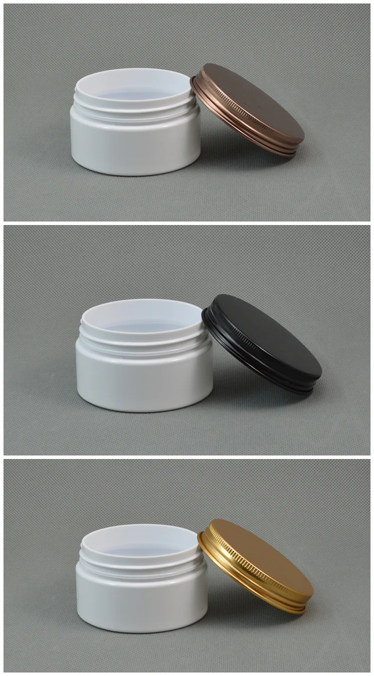 100 г банка для домашних животных с золотой/черной/бронзовой алюминиевой крышкой