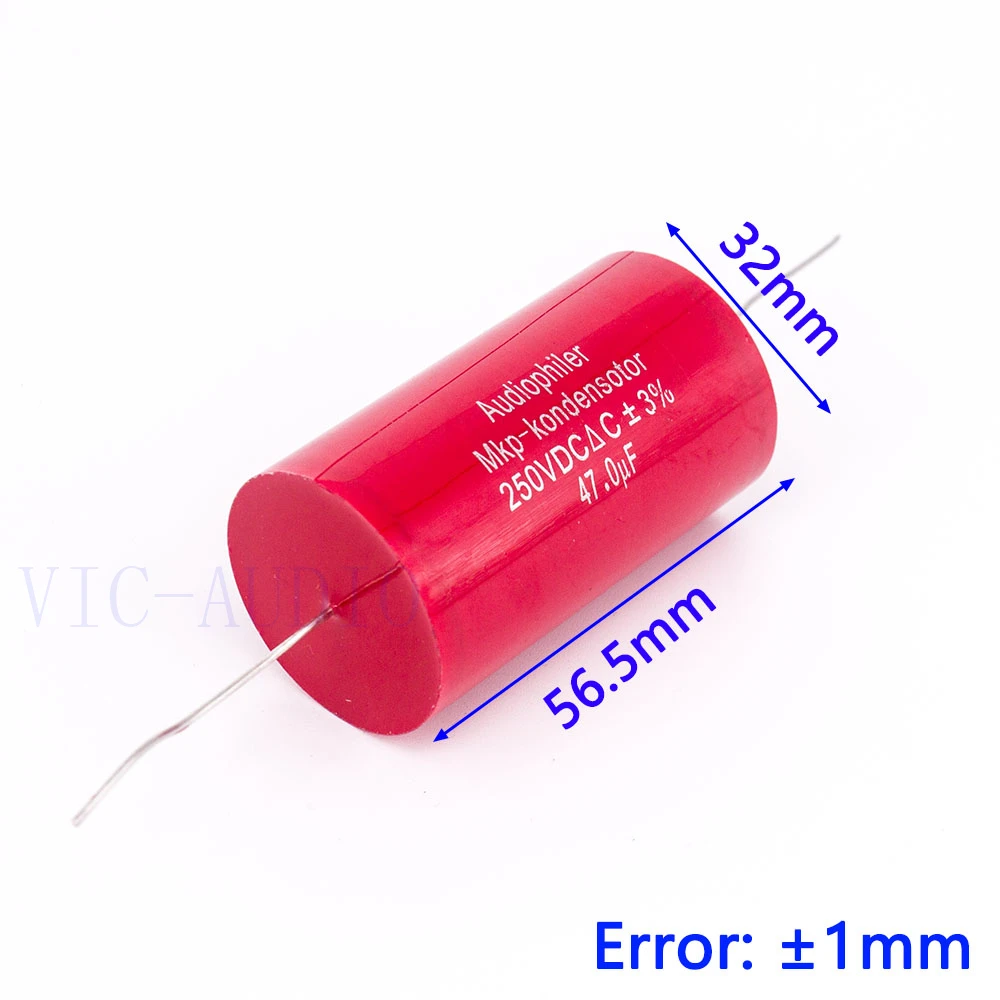 Конденсатор Audiophiler Mkp конденсатор с алюминиевой крышкой 47 (Европа) мкФ 250V