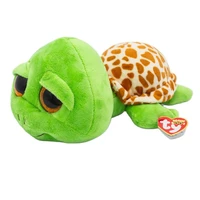 ty big eyes zippy the green turtle plush animal toys plush animal toys stuffed doll tortoise doll gift medium size 25cm