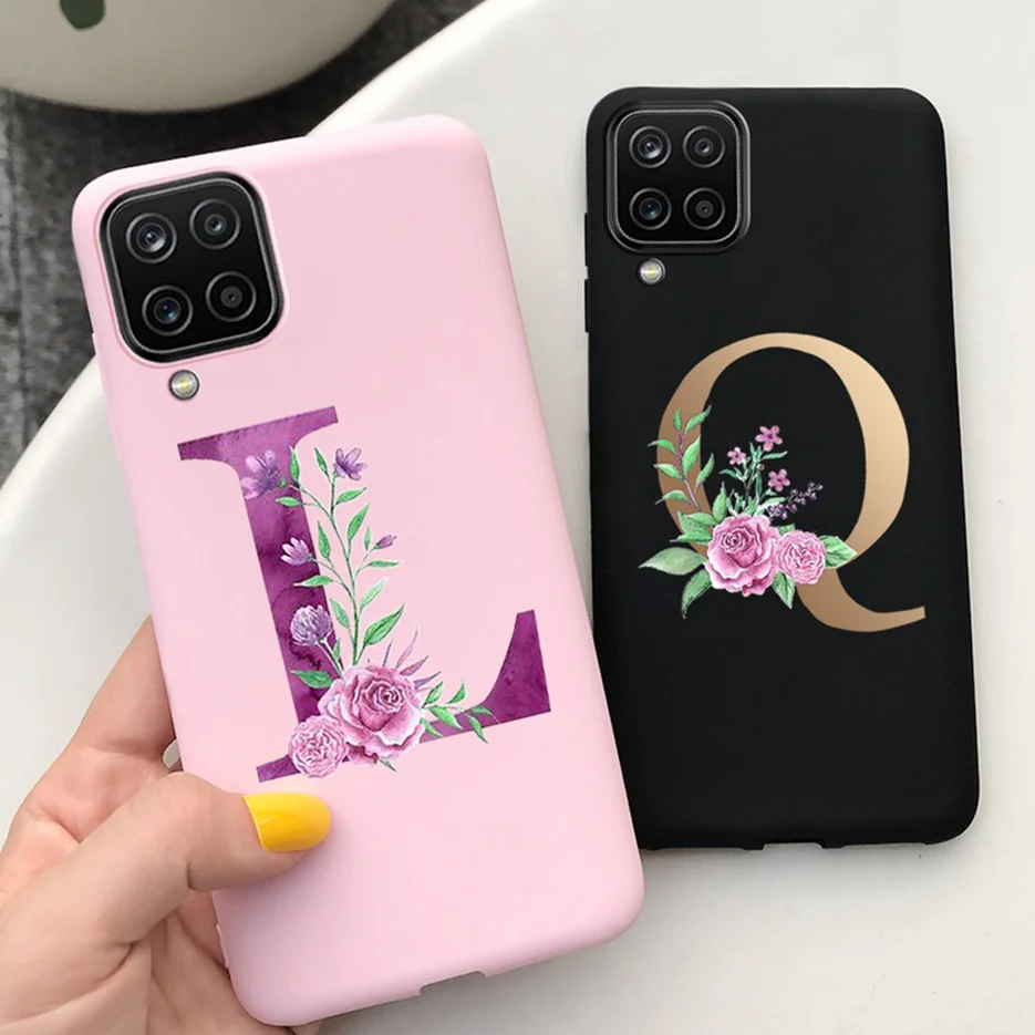 Милый чехол с надписью для Samsung Galaxy A12 A42 A52 искусственная Обложка мягкий тонкий