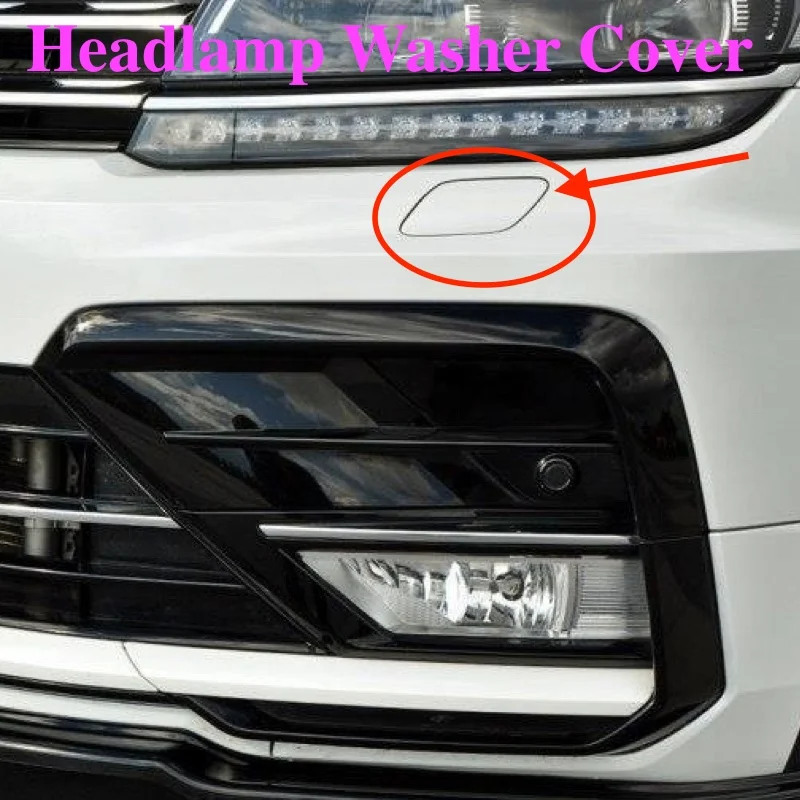 

ROLLSTOUGH Headlamp Washer Jet Spray Nozzle Cover For Tiguan R-Line 2017-2020