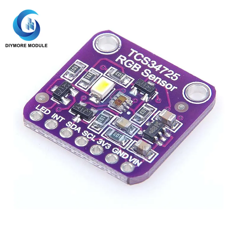 Модуль цветного датчика TCS34725 34725 RGB ИК фильтр с блокировкой плата для