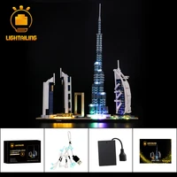 lightailing led light kit for 21052 architecture dubai skyline collection toys building blocks lighting set