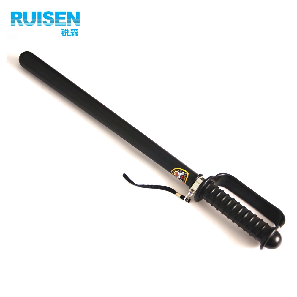 

CX 62cm Hard Pc Stick with Hand Guard Anti-Riot Stick Rubber Bar Self-Defense Stick