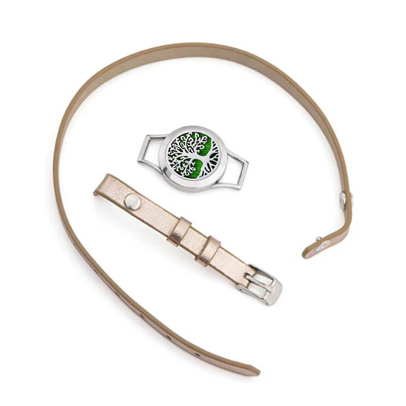 Горячий магнит 25 мм розовое золото натуральная кожа искусственная нержавеющая