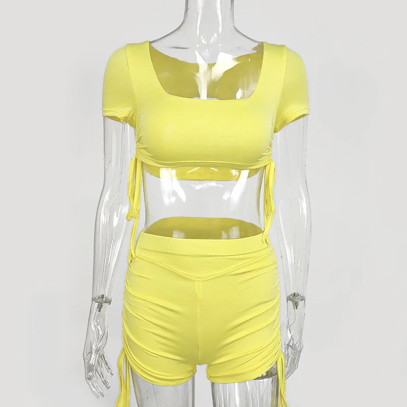 Женский спортивный костюм Pleat Booty комплект из 2 предметов для занятий йогой с