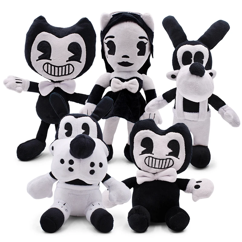 30 см милые сгибающиеся Мультяшные плюшевые волки Борис Ангел девочки Алиса