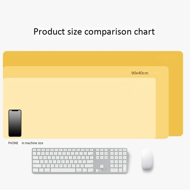 

Gaming Mouse Pad Large Size (900X400X3mm) Extended Mouse Mat with Non-Slip Rubber Base for Keyboard and Mouse
