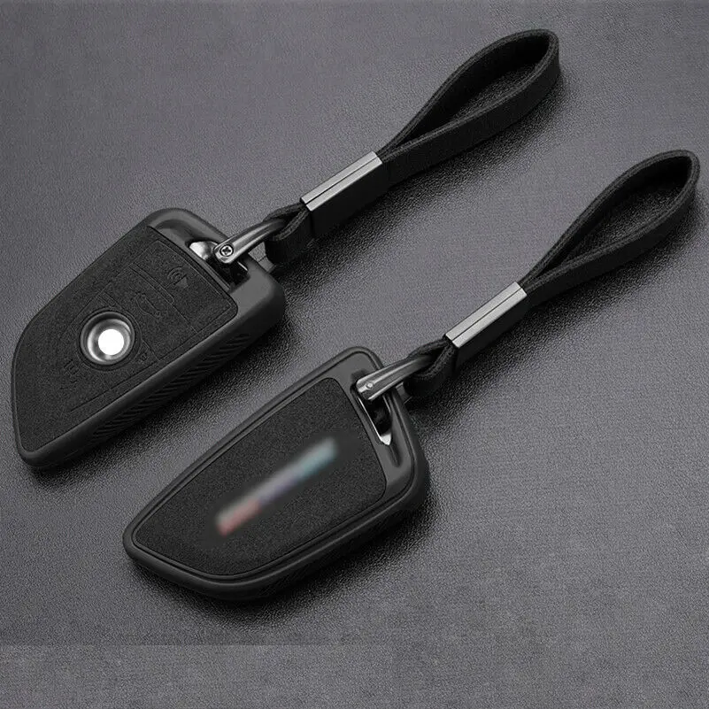 

leather+TPU Car Key Case Cover Shell For BMW X1 X3 X5 X6 X7 1/3/5/6/7 Series G30 G20 G32 G11 F20 Z4 F48 F39 G01 G02 F15 F16 G07