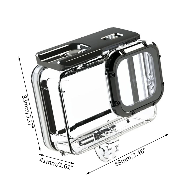 

50 meters Underwater Diving Protection Waterproof Case Housing for GoPro- Hero 9 Sports Camera Accessories
