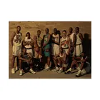 Постер золотого поколения в 1996 году, баскетбольный суперзвезда, винтажная серия крафт-бумаги, декоративная картина для бара, кафе, настенные наклейки