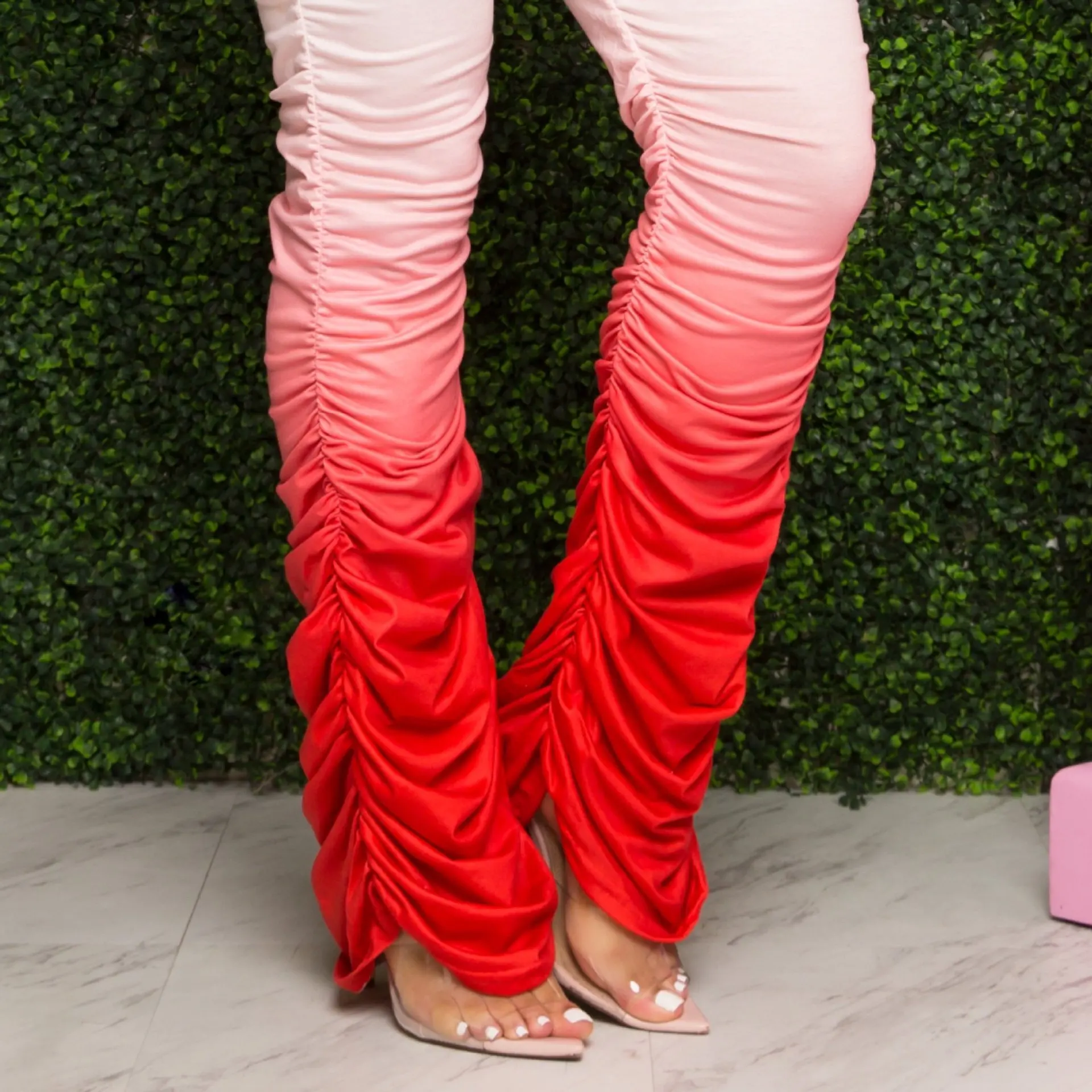 

1L134 summer women street two piece set top and pants tracksuit sweatsuit Outfits pocket trousers