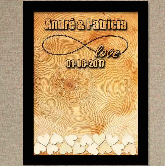 Свадебный Гость книга Свадебные украшения деревенский Сладкий Гостевая 120 шт