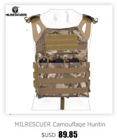 MILRESCUER Камуфляжный охотничий военный тактический жилет Wargame Body Molle Armor охотничий JPC жилет боевое снаряжение для страйкбола