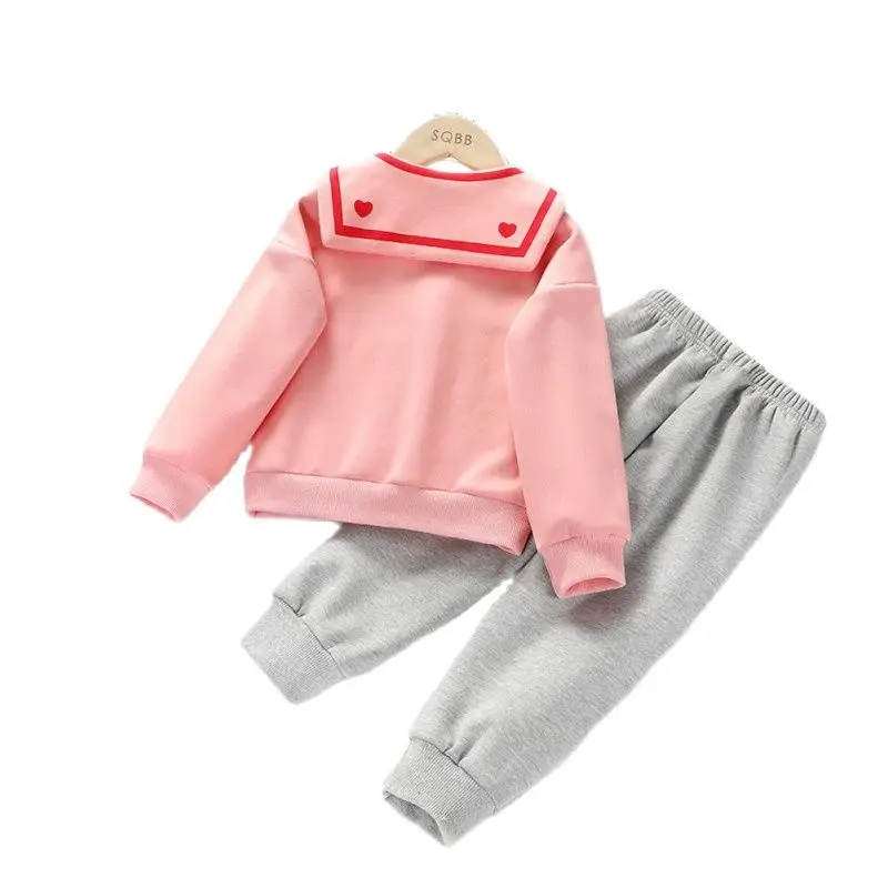 Осенние комплекты повседневной одежды для детей свитшот с длинным рукавом