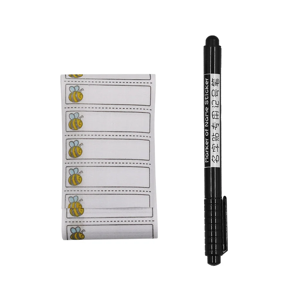 100 шт./пакет моющиеся переводная картинка пчелы узор название именные этикетки