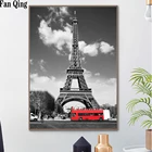 Алмазная живопись Парижская башня красный автобус полный квадраткруглая дрель 5D DIY картина Стразы мозаика Алмазная вышивка