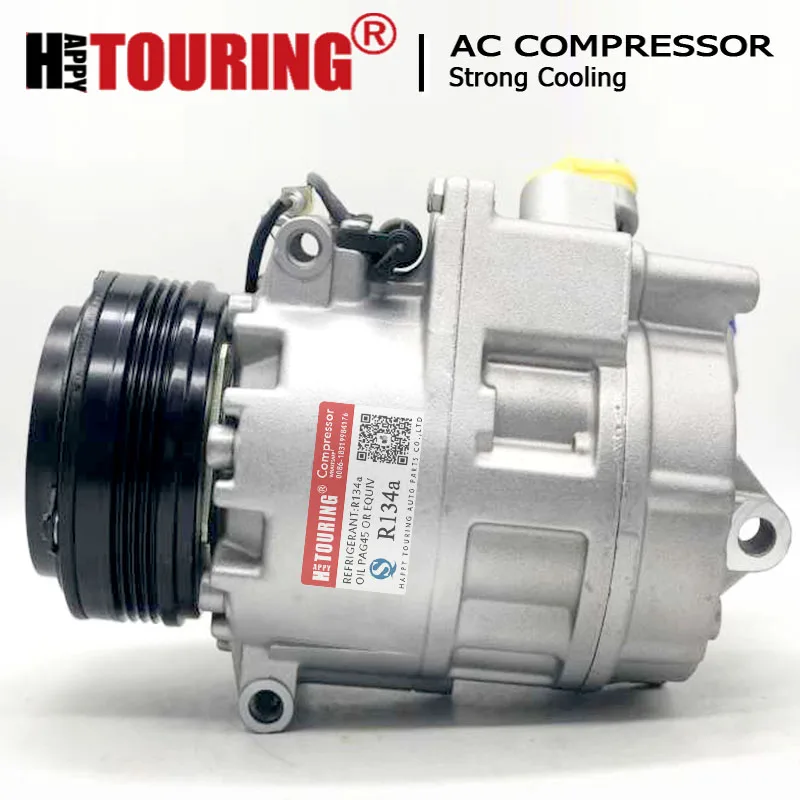 Компрессор переменного тока CSV717 для BMW X5 4.4L 4.8L 2003 2006 64526917864 691786403 64529158039 CO 11156C 4PK|car air
