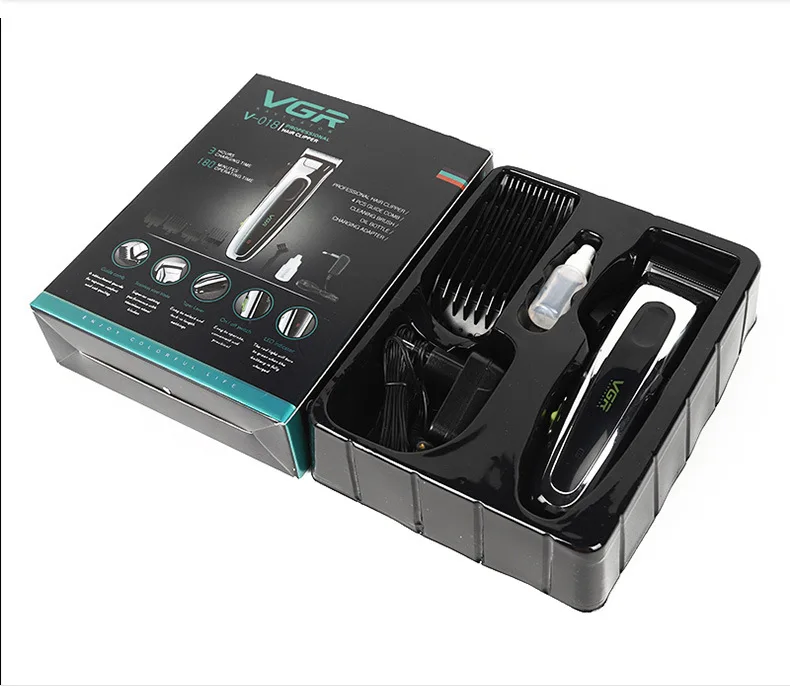 VGR многофункциональный триммер для волос перезаряжаемая электрическая машинка