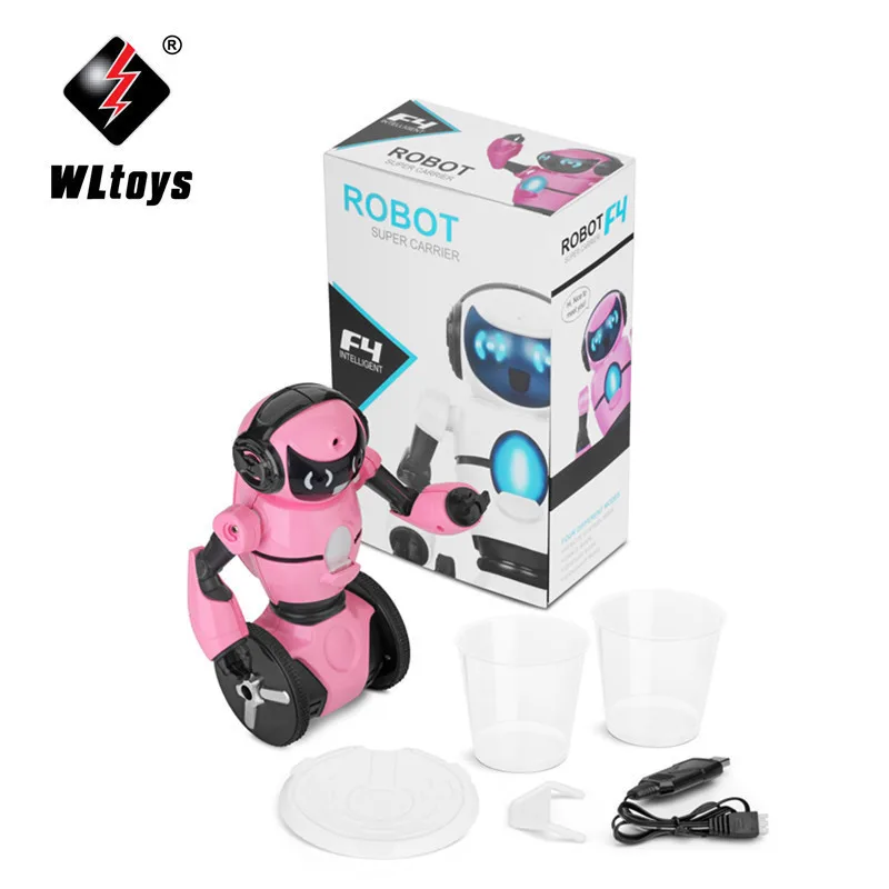 WLtoys F4 WIFI Camera Intelligent Balance RC Robot APP Control Toys for Children Kids Christmas Gift Present VS R1 R2 R3 | Игрушки и