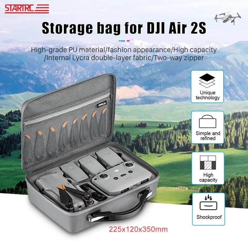 

Сумка STARTRC Mavic Air 2S, для DJI Mavic Air 2S, дорожная сумка, аксессуары для Дронов