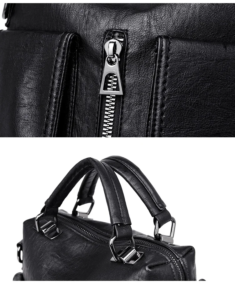 Женские кожаные рюкзаки Mochila Feminina женские кожаные рюкзаки высокого качества школьные рюкзаки для девочек Женские однотонные повседневные Рюкзаки