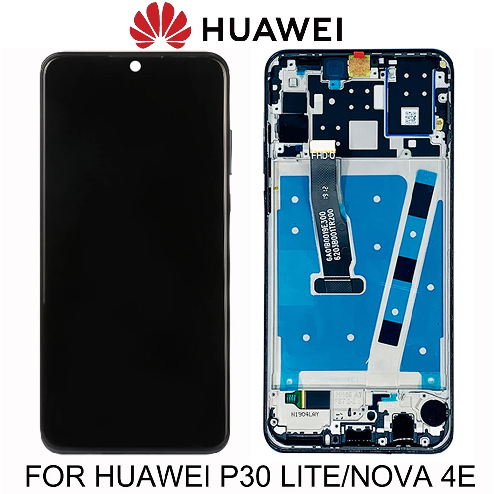 Оригинальный 6 15 &quotдля Huawei P30 Lite/ Nova 4E ЖК дисплей сенсорный экран дигитайзер в