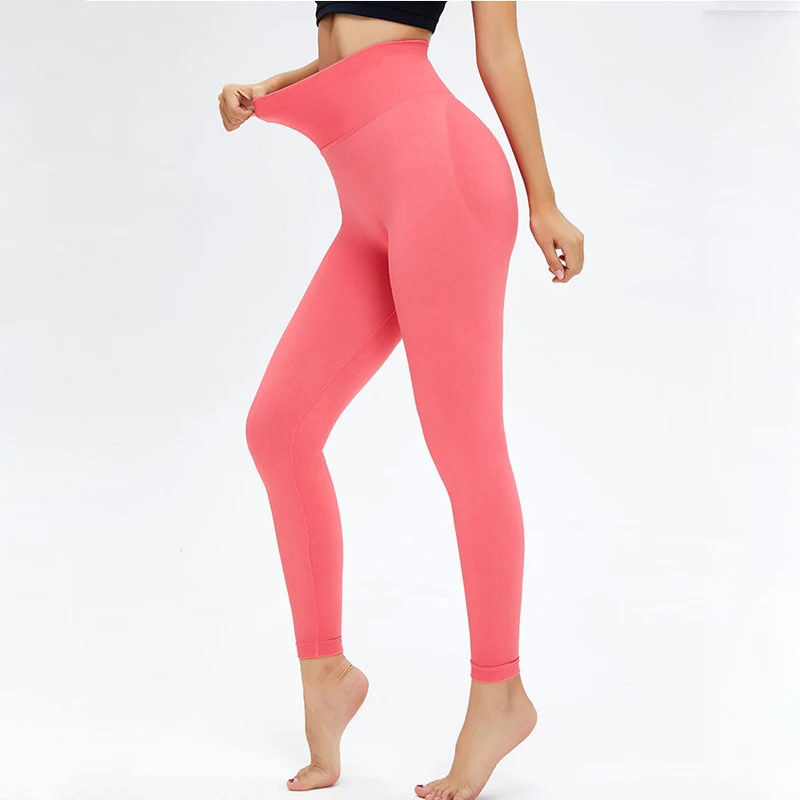 SHINBENE HIGH END Seamless Butt Scrunch Sport Leggings Yoga Pants Women High Waist Booty Fitness Workout Training Tights