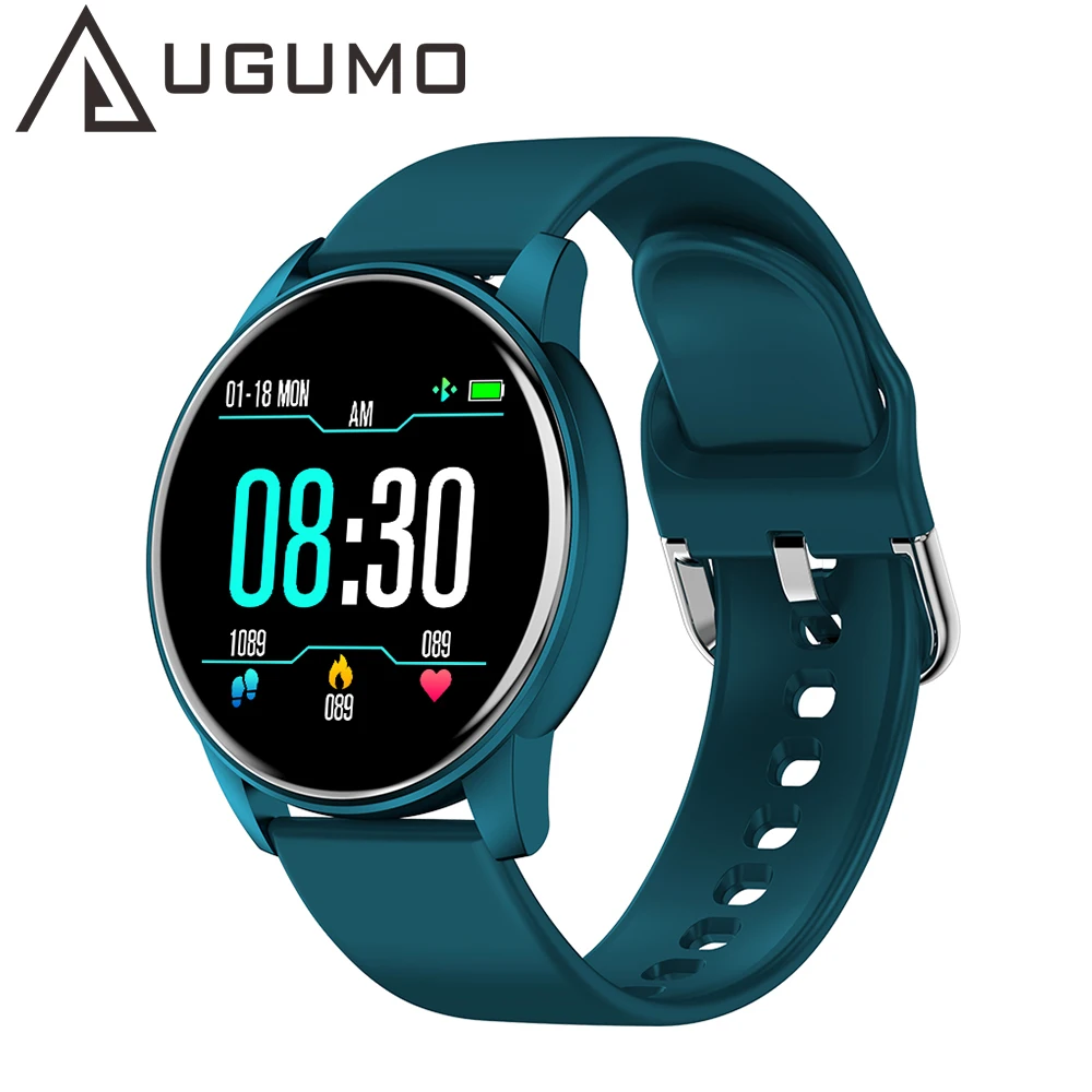 

UGUMO ZL01 Smart Watch 1.3“ IPS Screen IP67 Waterproof Fitness Tracker Sleep/Heart Rate/Blood Pressure Monitor Smartwatches