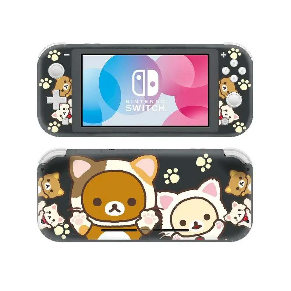 Rilakkuma Korilakkuma Nintendo переключатель Lite кожи Стикеры s Pegatina переключателя Nintend на
