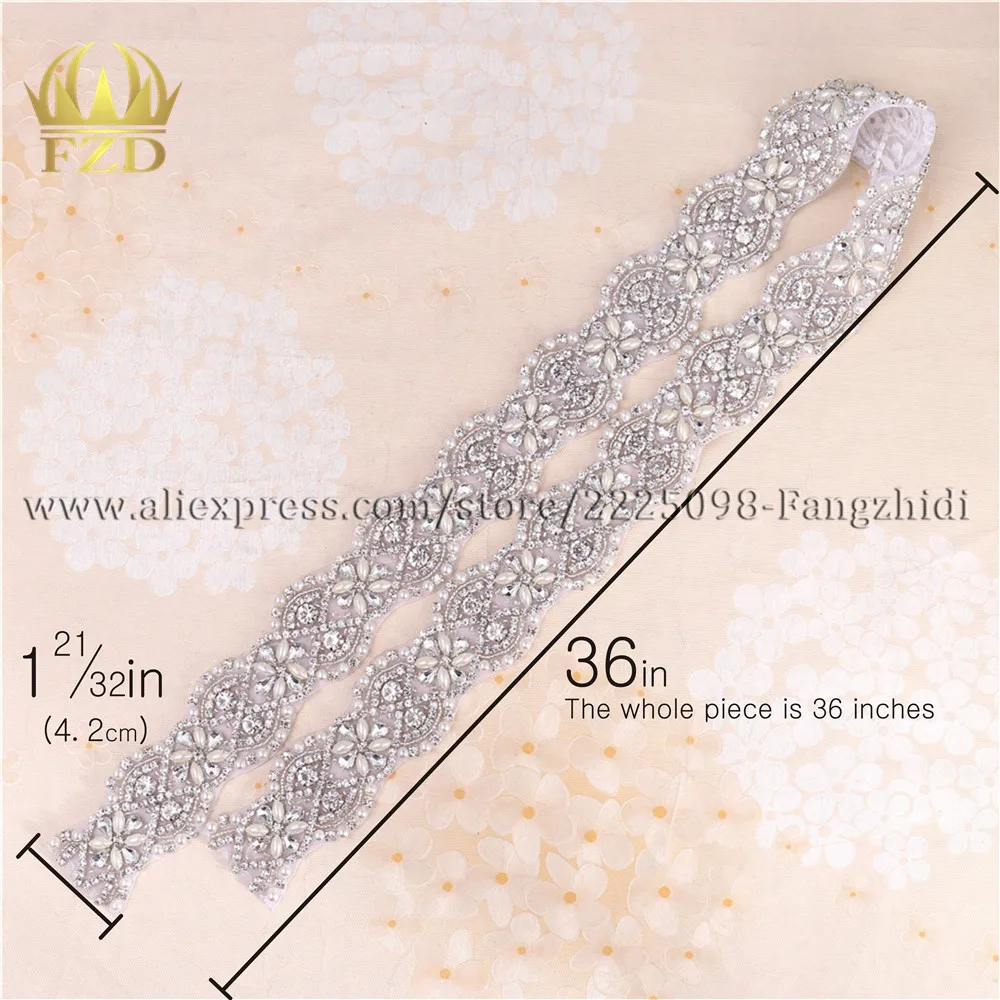 (10 ярдов) оптовая продажа 1 ярд хрустальные свадебные Серебристые стразы
