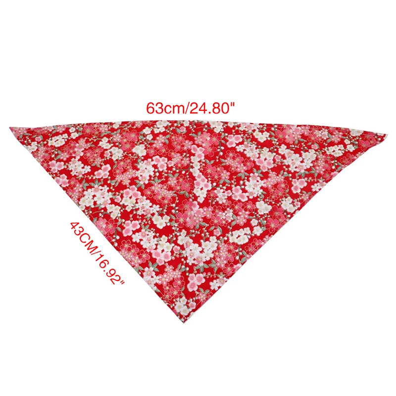 

Dog Bandanas Adjustable Pet Scarf Pet Bandana For Dog Floral Washable Bow ties Collar Cat Dog Scarf Grooming 2020