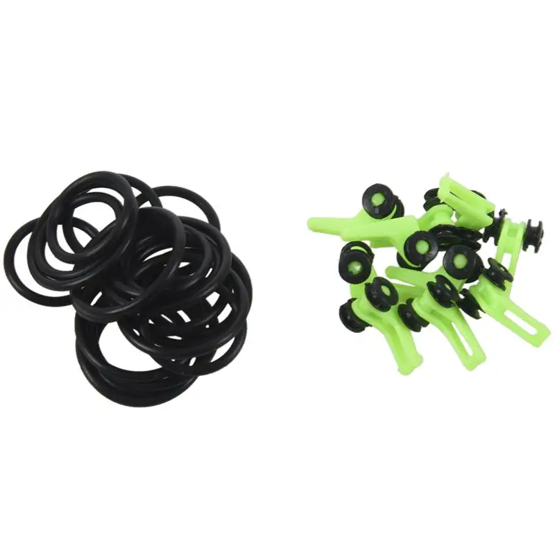 10 шт. крючков для фиксации приманки джиг Крючки удочки 4 цвета цвет: желтый | Спорт