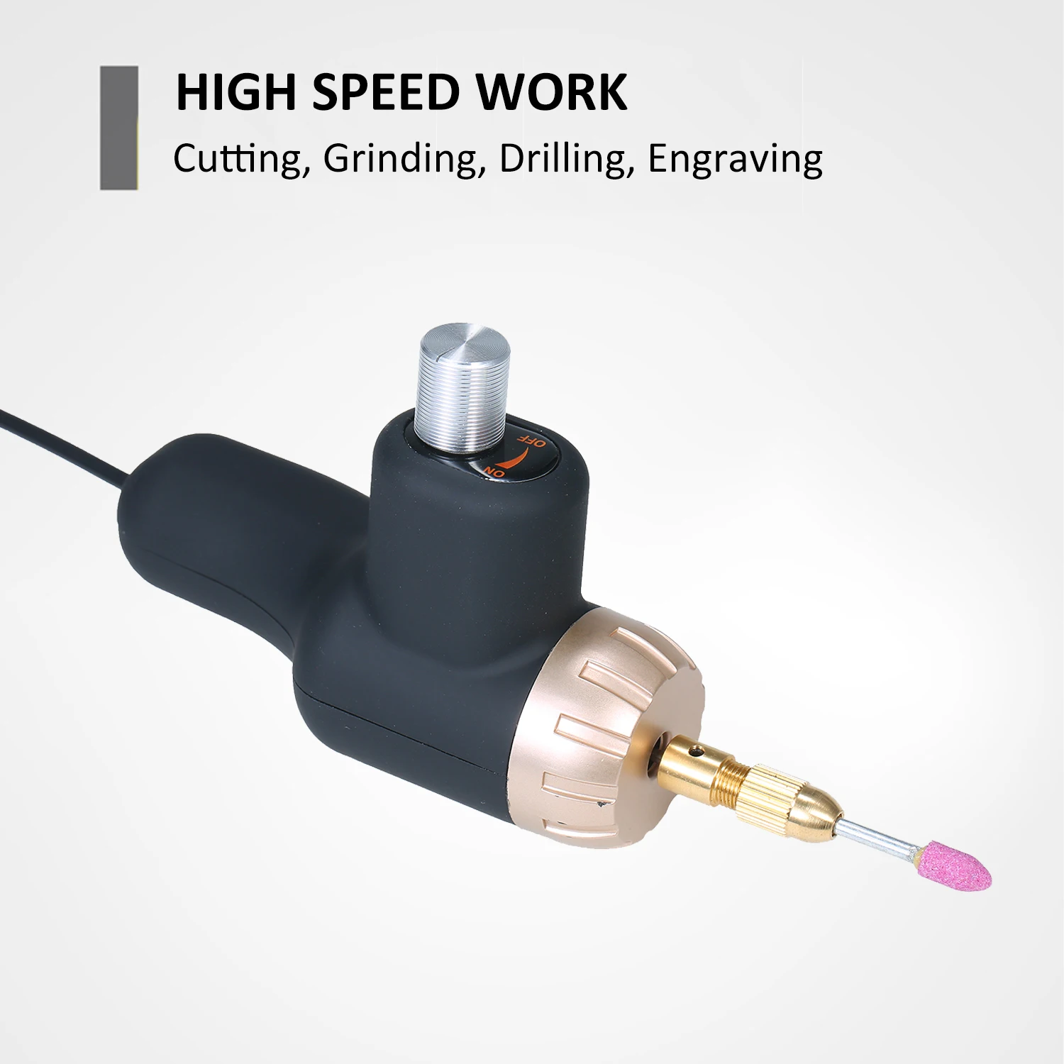 Электрический Роторный гравировальный инструмент 24 Вт полировщик с