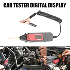 Цифровой ЖК-дисплей для автомобиля, ручка для проверки напряжения, светодиодная лампа, 3-36 В постоянного тока, инструмент для ремонта при распаде автомобиля