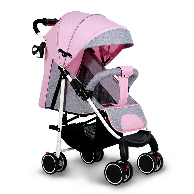 2019 New Comfortable Simple Baby Stroller Lightweight Easy Care Baby Stroller  Baby Carriage  Stroller and Car Seat