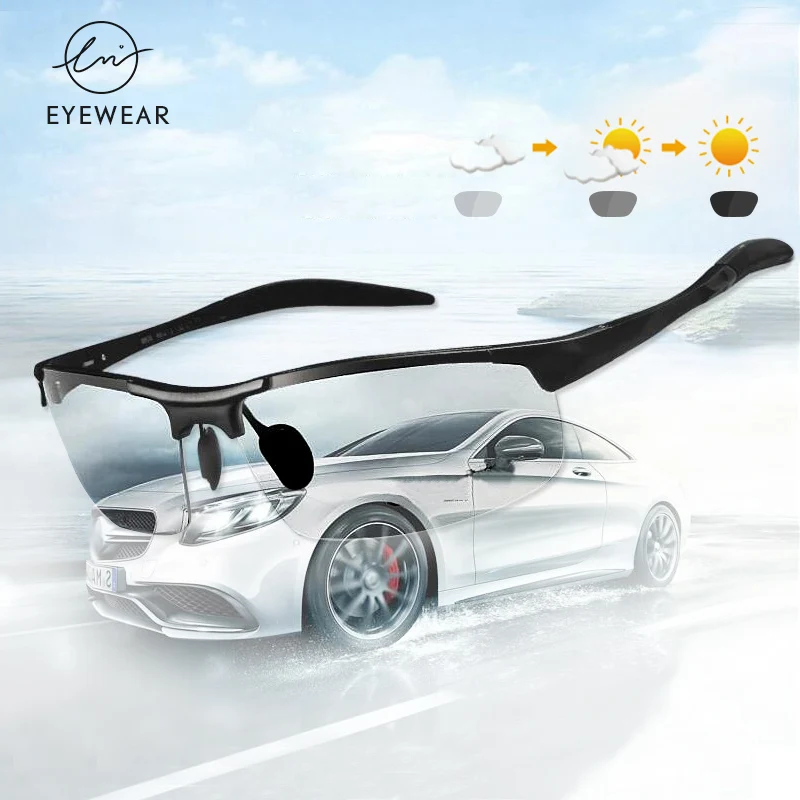 LM бренд 2020 новые алюминиевые фотохромные поляризованные солнцезащитные очки