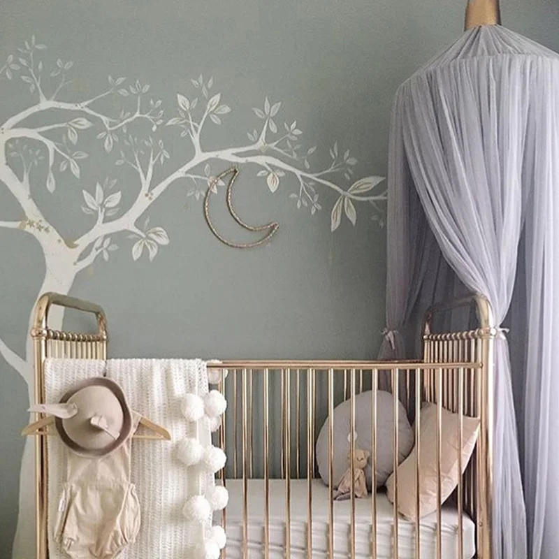 Круглая купольная подвесная москитная сетка навес занавеска для кровати круглая