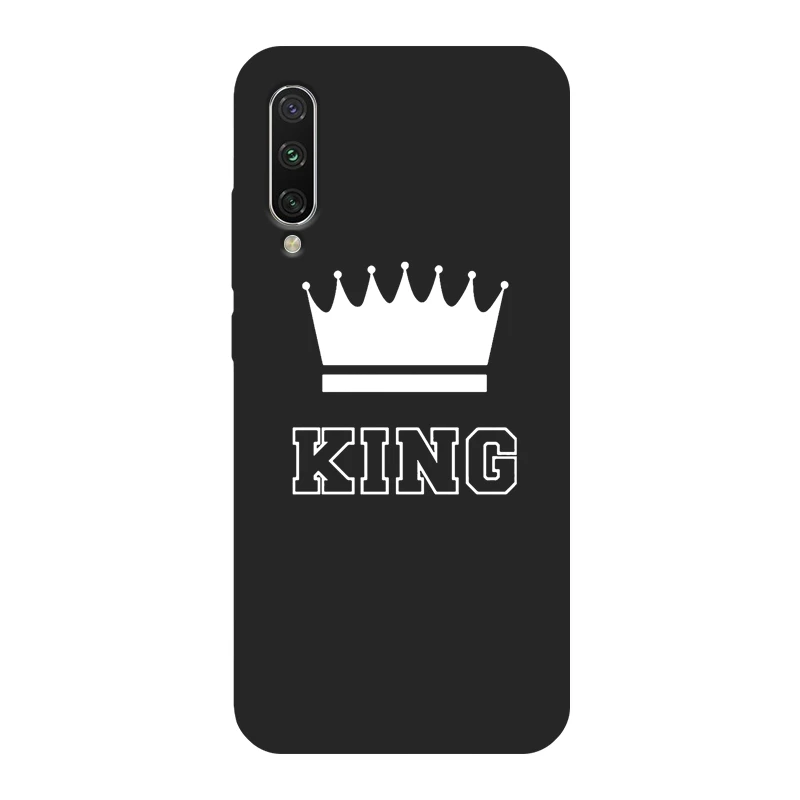 Мягкий силиконовый чехол для телефона Xiaomi Mi A3 9 SE черная звезда Королева Корона