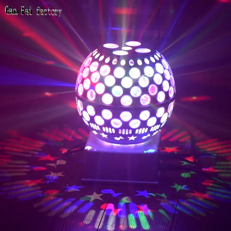 Фото Диско-Волшебный шар со звуковой активацией светодиодный сценический лазерный