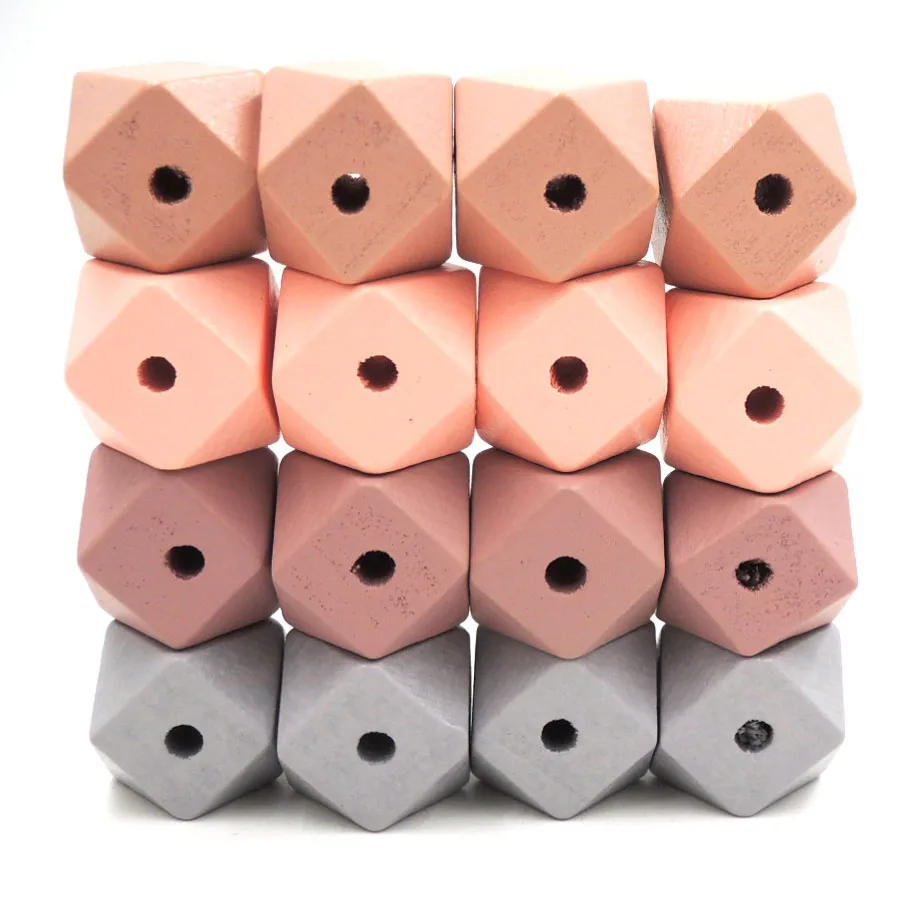 40 шт. геометрические деревянные бусины 20 мм | Украшения и аксессуары