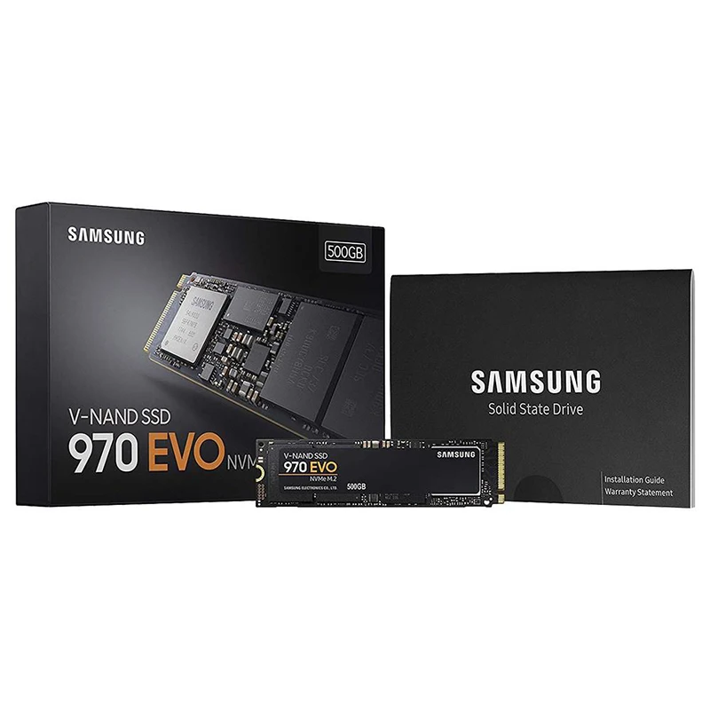 Samsung 970 EVO M.2 SSD 500GB 1 ТБ Внутренний твердотельный диск HDD жесткий дюймовый ноутбук