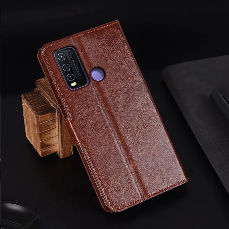 Чехол-Кошелек с фоторамкой для Vivo X50 Lite iQOO Z1 Pro Plus V17 Y30 Y50 Y70s V19 Neo3 Y12 Y17 Y19 Y11 2019