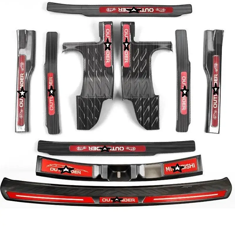 Автомобильная хромированная задняя панель багажника ножная педаль внешние