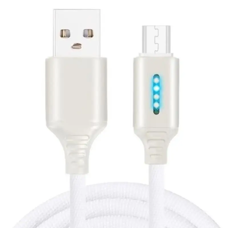1 м автоматический отрезающий светодиодный usb type-C кабель для зарядного устройства для мобильного телефона Android, кабель для быстрой зарядки, шнур для передачи данных для сотового телефона huawei
