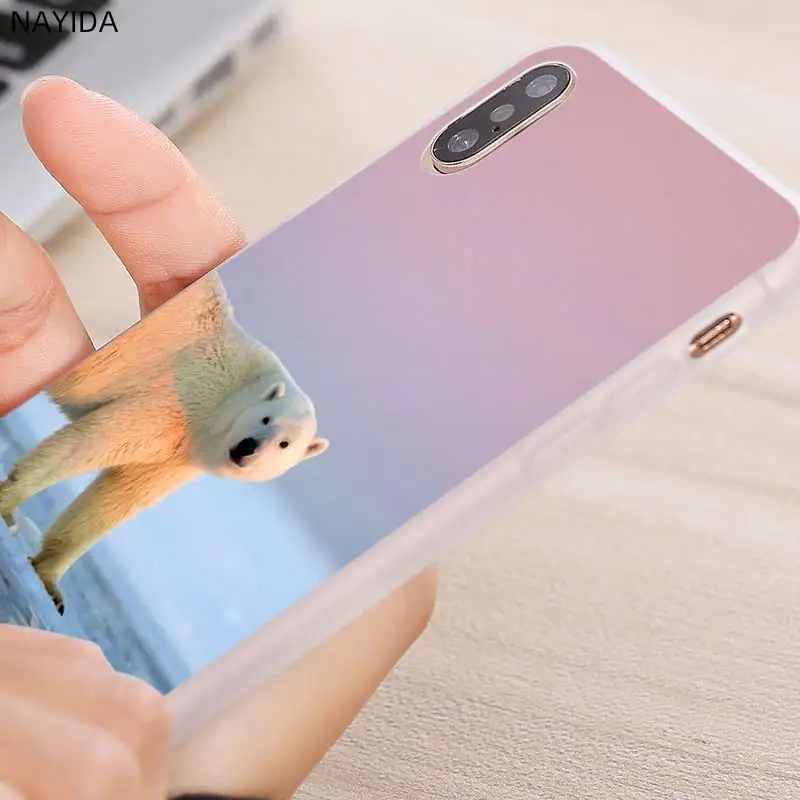 Чехлы для телефонов с милым полярным медведем huawei p20 P8 P9 P10 p30 Lite 2017 Plus P 20 30 Pro Smart Z 2019