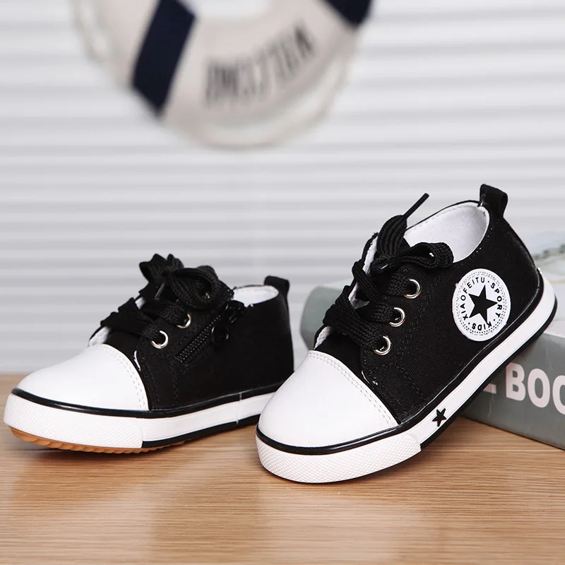 Детская обувь детские холщовые кроссовки детская повседневная модная мягкая