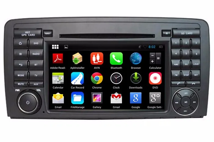 8 восемь Восьмиядерный 4 Гб RAM Android 0 6 Автомобильный dvd-плеер gps для Mercedes Benz ML CLASS W164