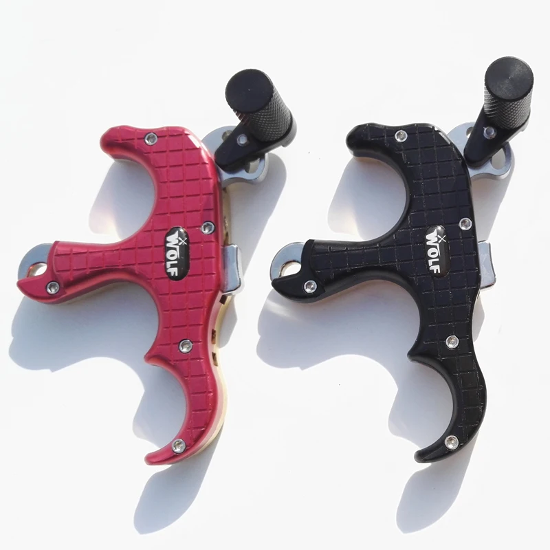 3 пальца алюминиевый релиз помощь Автоматическая стрельба из лука суппорт для